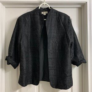 Coldwater Creek Women's Black Jacket, Size Large